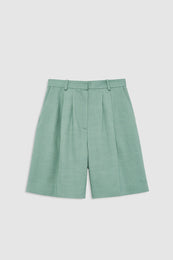 ANINE BING Bryson Short - Sea Foam Green - front view