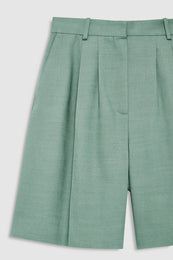 ANINE BING Bryson Short - Sea Foam Green - detail view