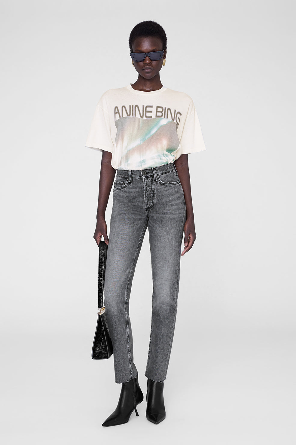 Cade Tee Northern Lights - Off White