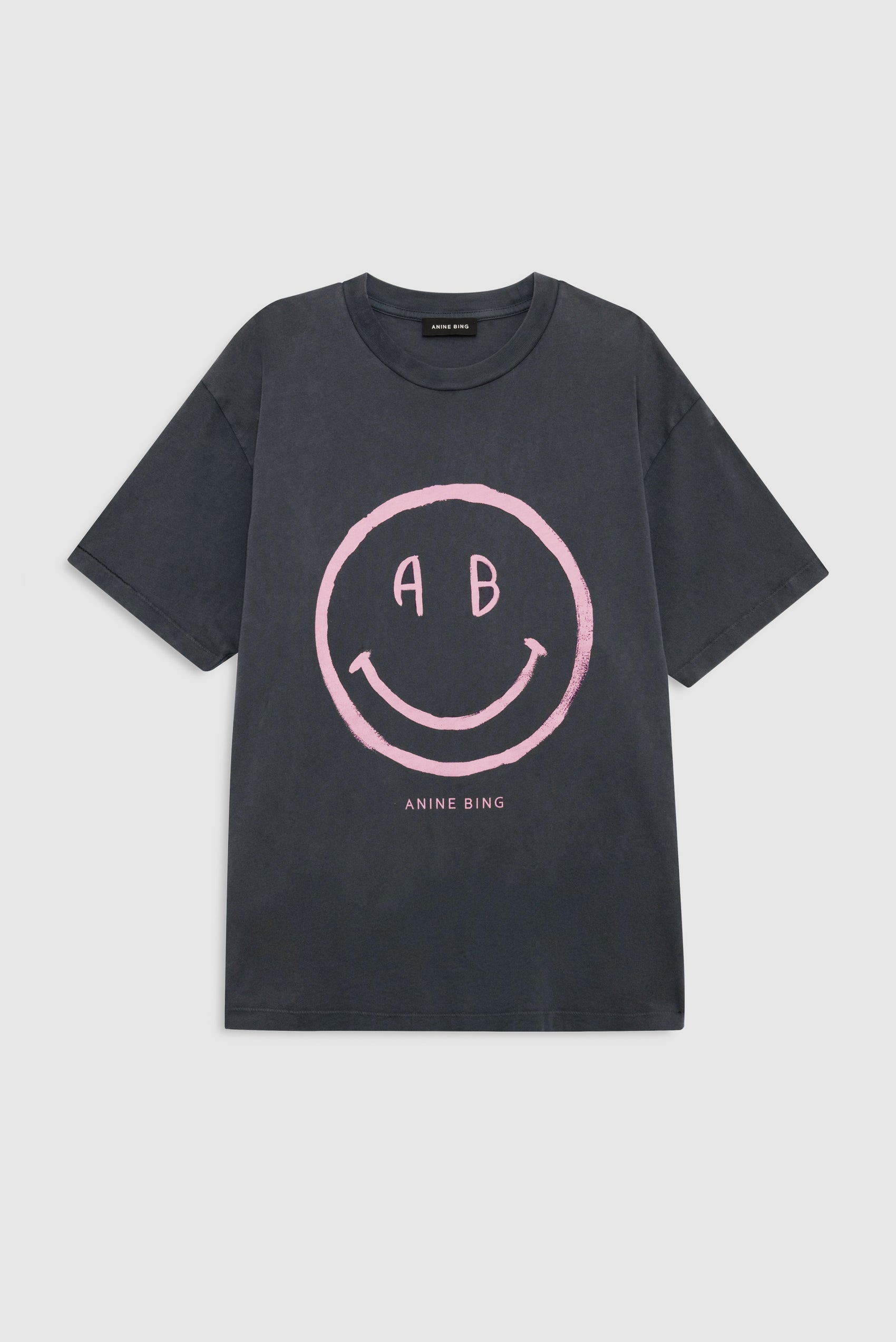 Cade Tee Palm - Washed Black View 3