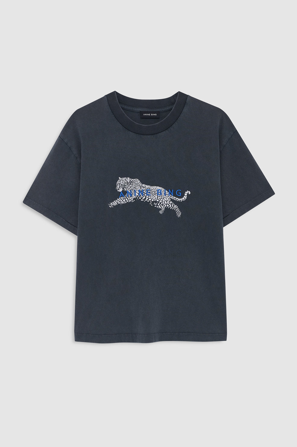 Cade Tee Anine Bing - Washed White Leopard View 3