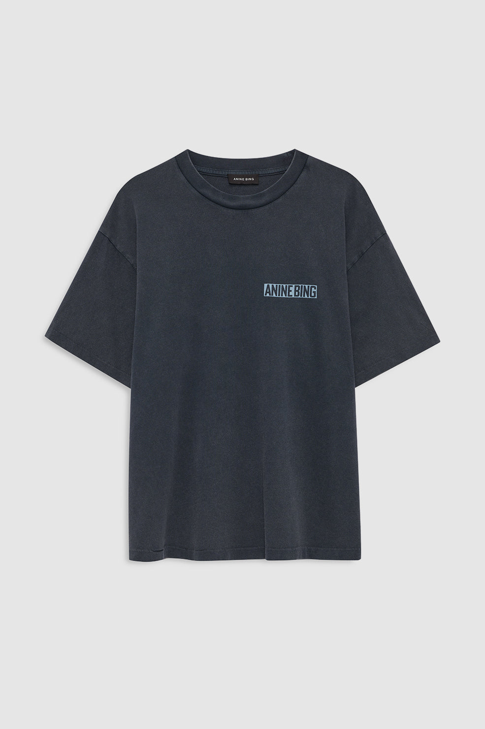 Cade Tee Palm - Washed Black View 5