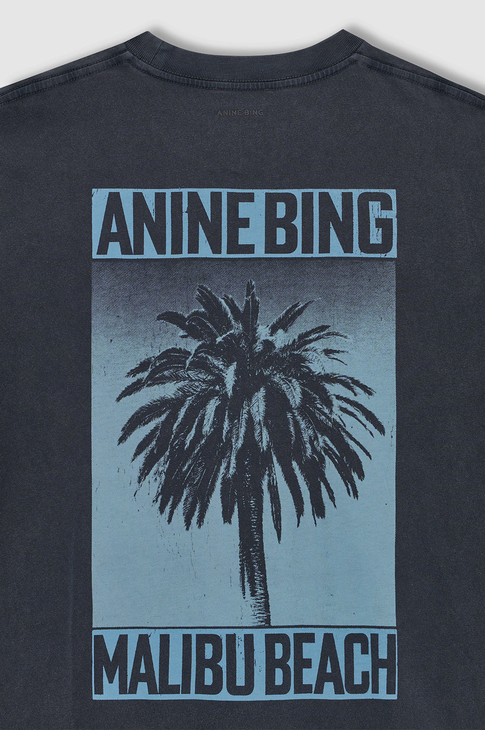 Cade Tee Palm - Washed Black View 4