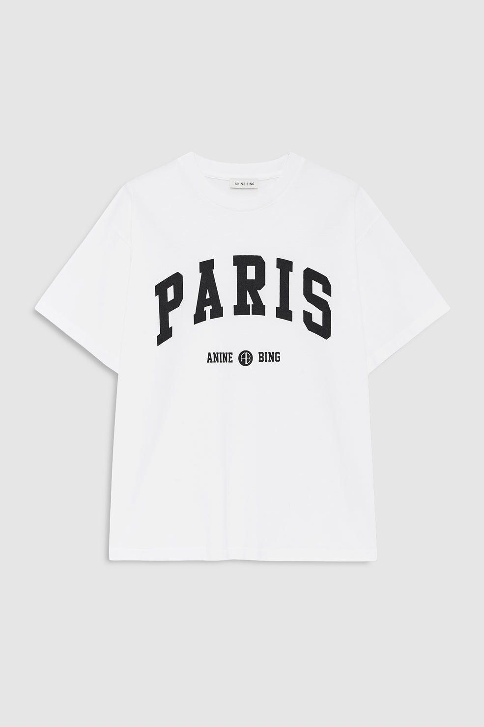 Cade Tee Anine Bing - Washed White Leopard View 3