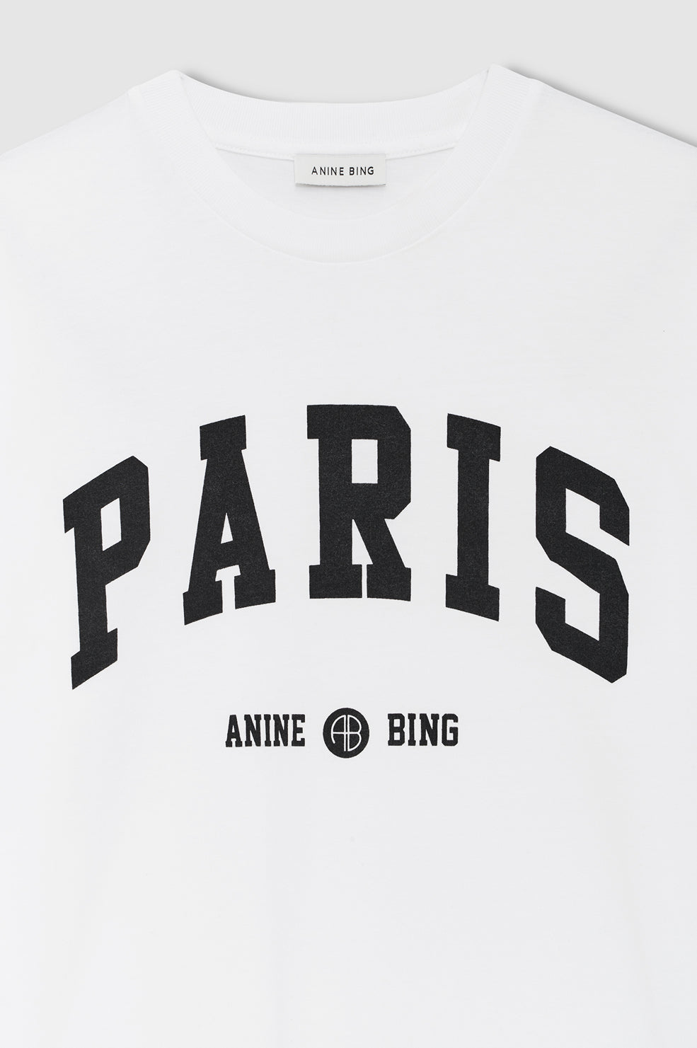 Cade Tee Anine Bing - Washed White Leopard View 4