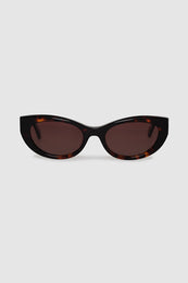 ANINE BING Cannes Sunglasses - Dark Tortoise