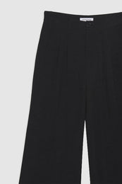 ANINE BING Carrie Pant - Black Linen Blend