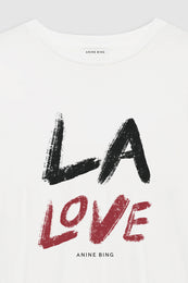 ANINE BING Cohen Tee LA Love - Ivory