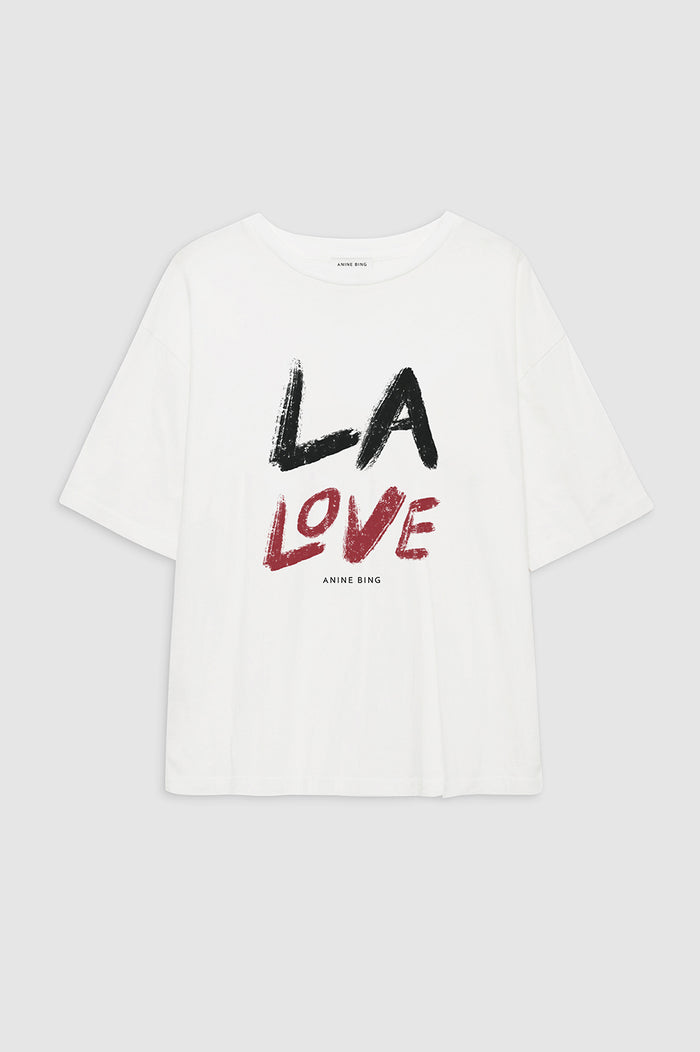 ANINE BING Cohen Tee LA Love - Ivory