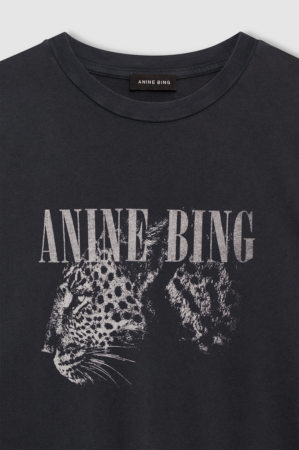 Cohen Tee - Grey Leopard View 4