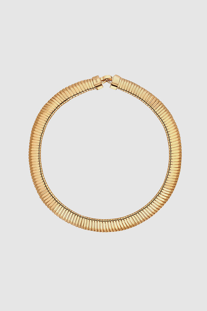 ANINE BING Coil Chain Necklace - Gold