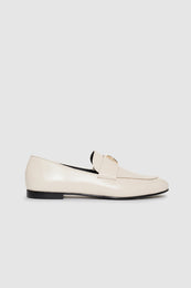 ANINE BING Corrine Loafers - Bone Monogram