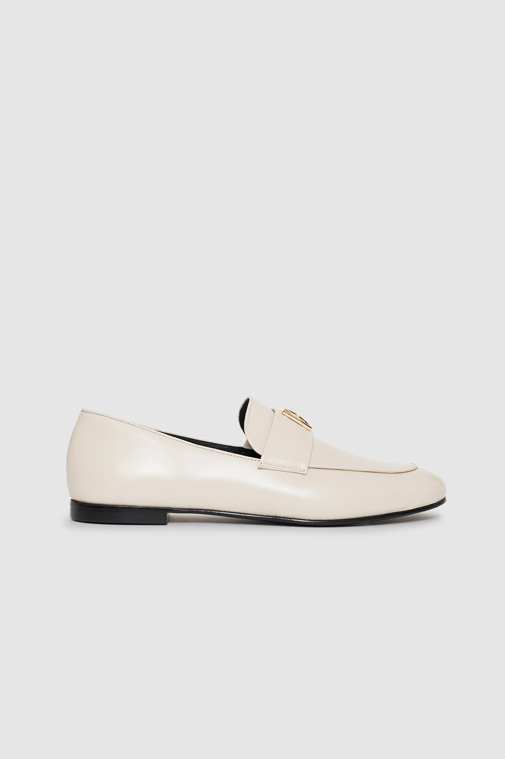 ANINE BING Corrine Loafers - Bone Monogram