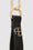 ANINE BING Cruise Key Chain - Black Embossed