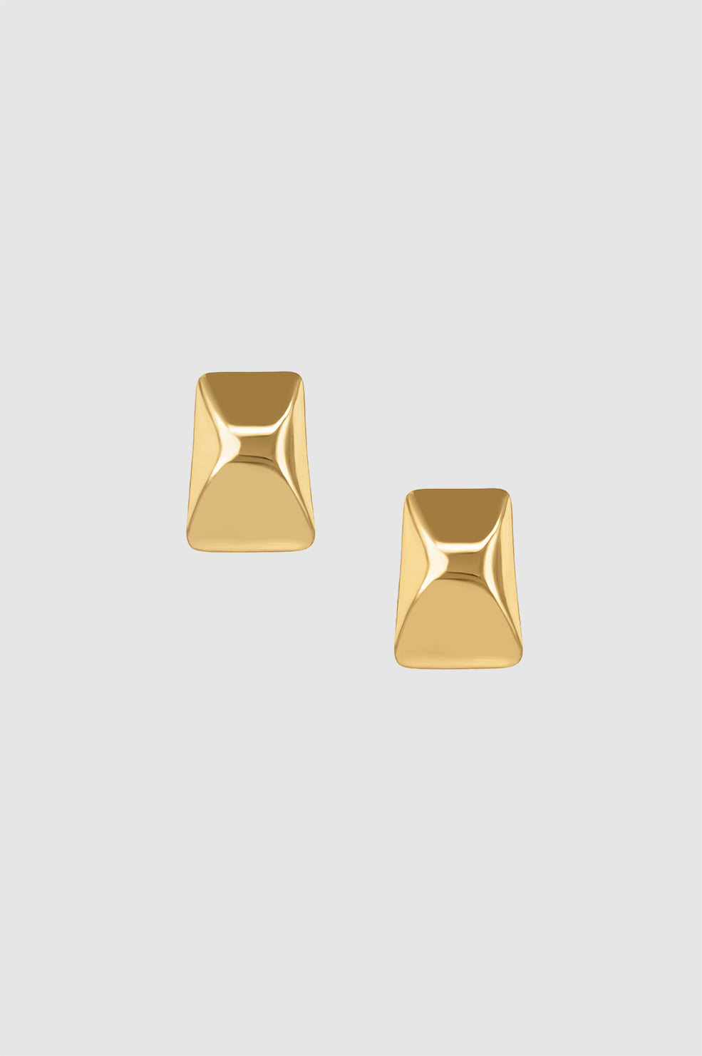 Curved Rectangle Earrings  product image