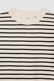 ANINE BING Dean Sweatshirt - Black Stripe French Terry
