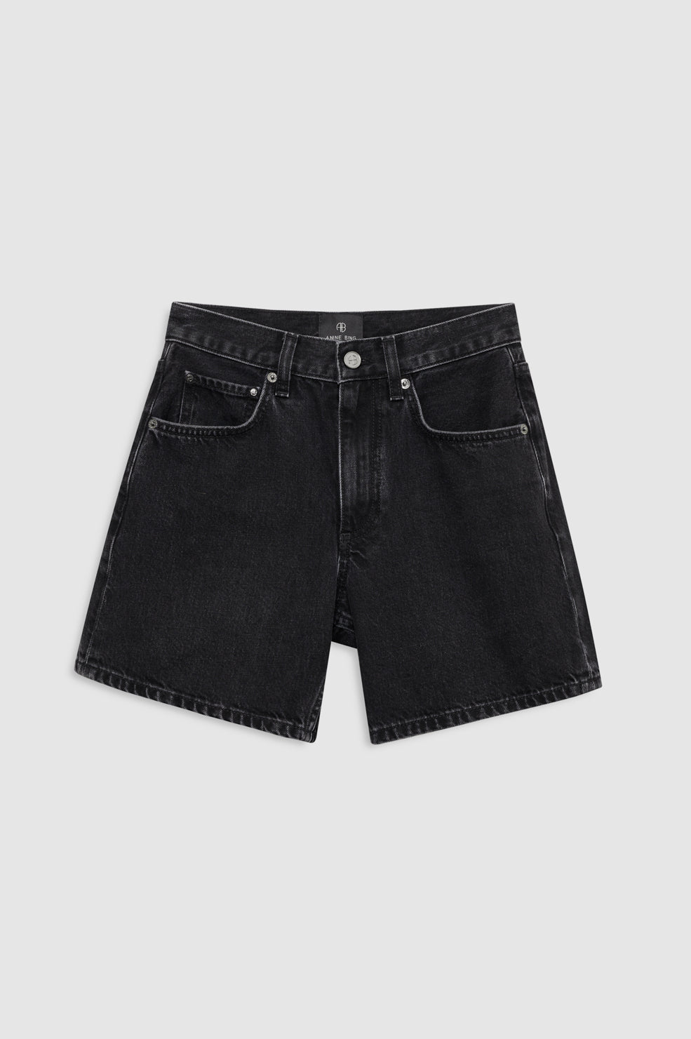 featured-img|ANINE BING Delaney Short - Vintage Black - front view