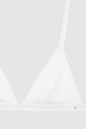 ANINE BING Eldra Bra - Off White - Detail View 