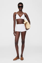 ANINE BING Eldra Bra - Off White - On Model Front 