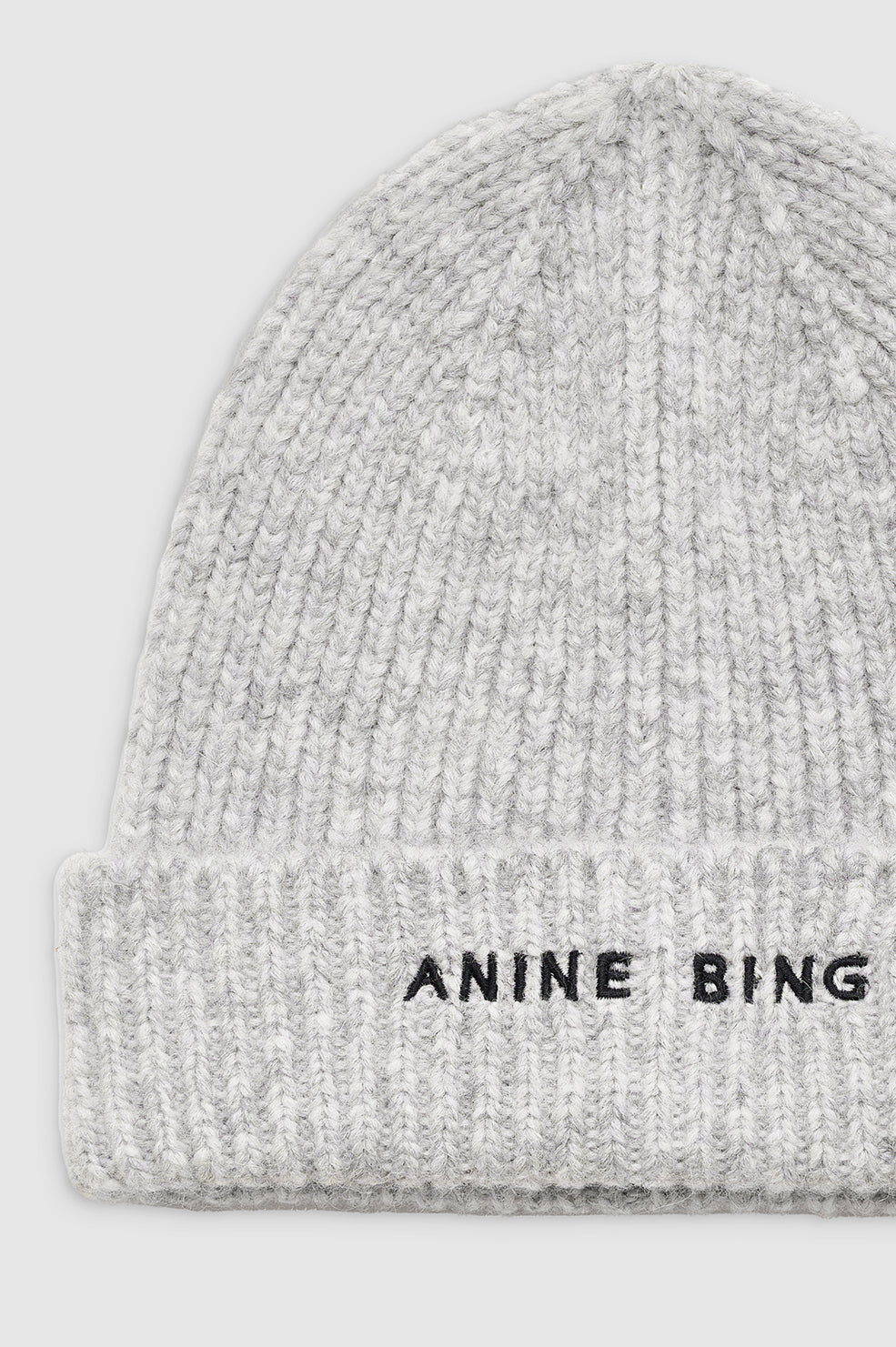 ANINE BING Elia Beanie - Light Heather Grey