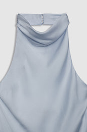 ANINE BING Eliana Dress - Pastel Blue - Detail View 