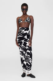 ANINE BING Eliza Sarong - Black Bird Of Paradise - On Model View 