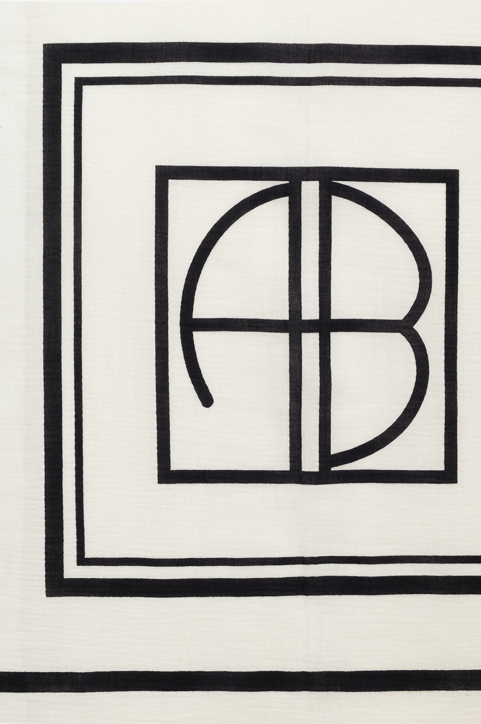 Eliza Sarong - Ivory And Black Monogram View 2