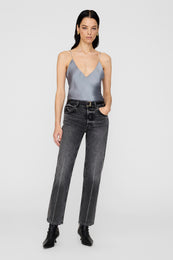 ANINE BING Ellen Top - Pastel Blue - On Model Front 