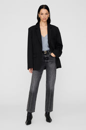 ANINE BING Ellen Top - Pastel Blue - On Model Front Second Image 