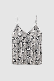 ANINE BING Ellen Top - Python - front view