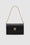 ANINE BING Elly Clutch - High-Shine Black