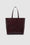 ANINE BING Elly Tote - Burgundy Embossed