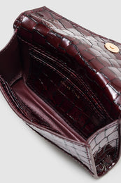 ANINE BING Elly Wallet - Burgundy Embossed