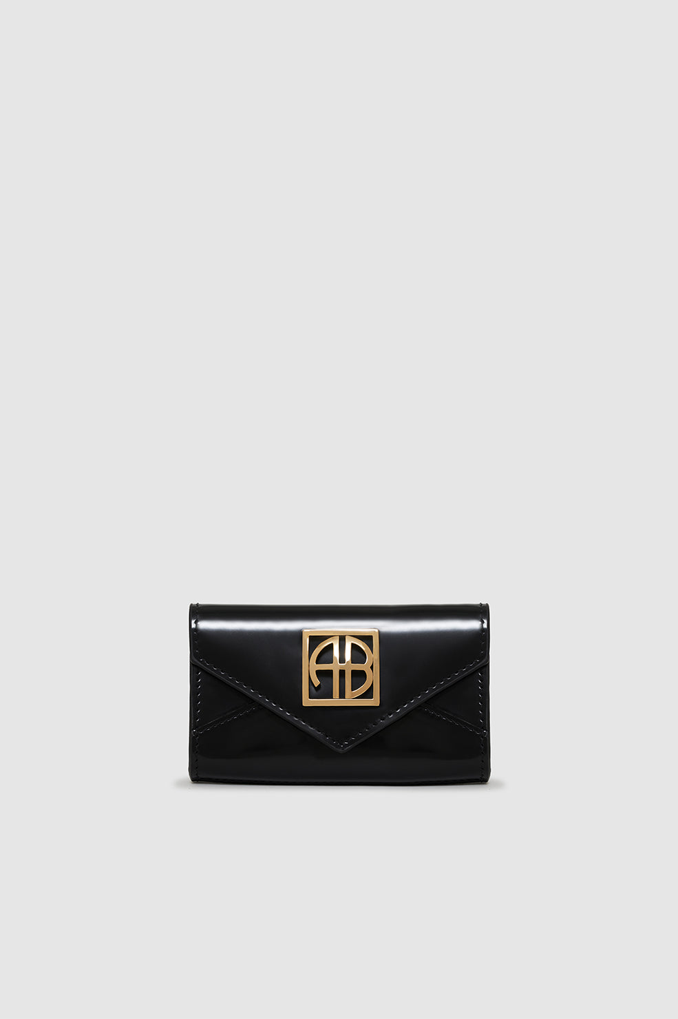 Elly Wallet - High-Shine Black