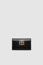 ANINE BING Elly Wallet - High-Shine Black