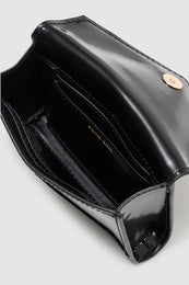 ANINE BING Elly Wallet - High-Shine Black