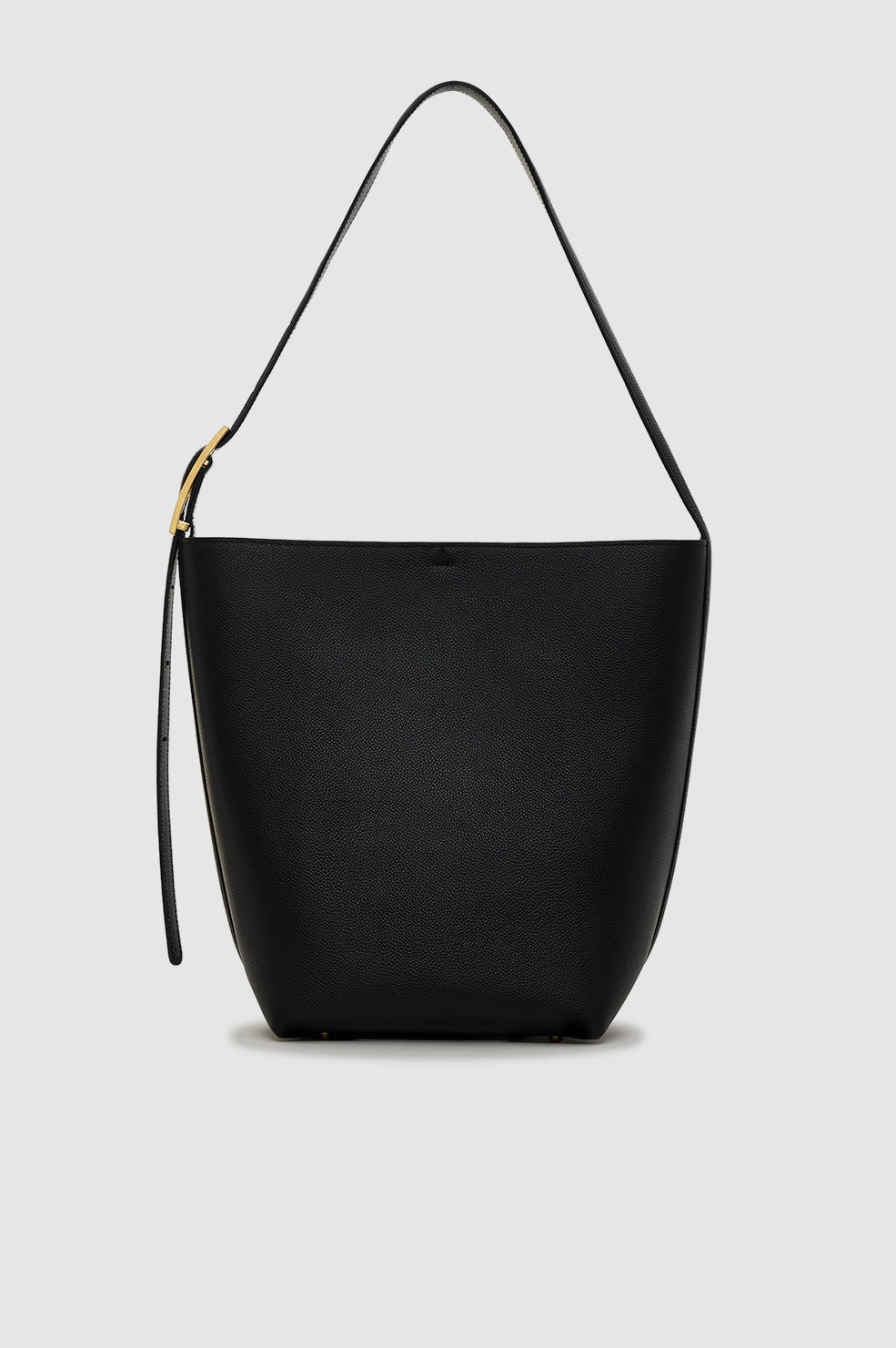 Elly Bucket Bag Grained Leather - Black View 3