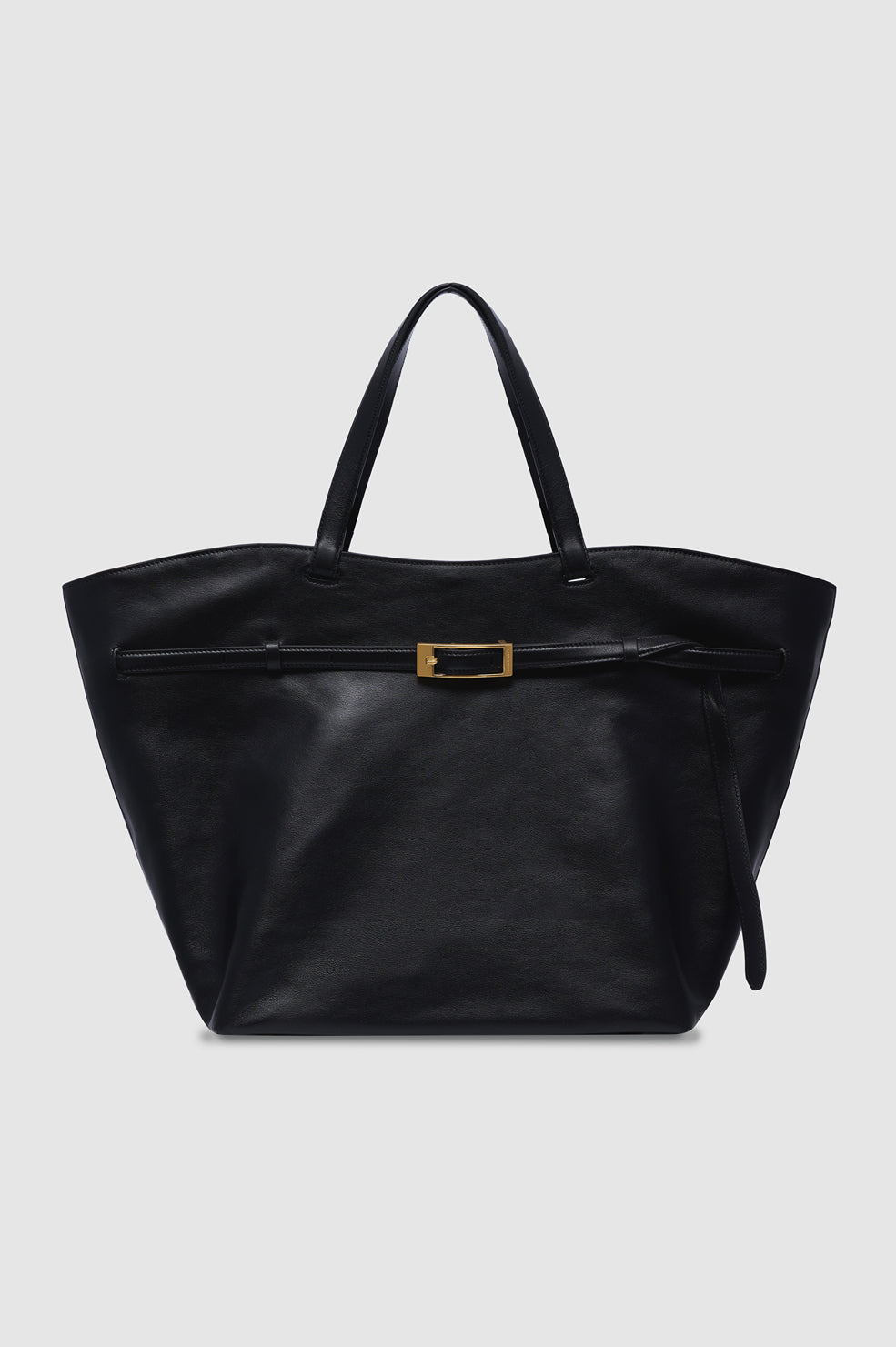 Elly Tote Grained Leather - Black