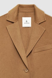 ANINE BING Etienne Blazer - Camel Cashmere Blend - detail view