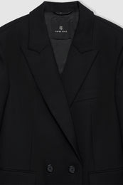 ANINE BING Evalyn Blazer - Black - detail view