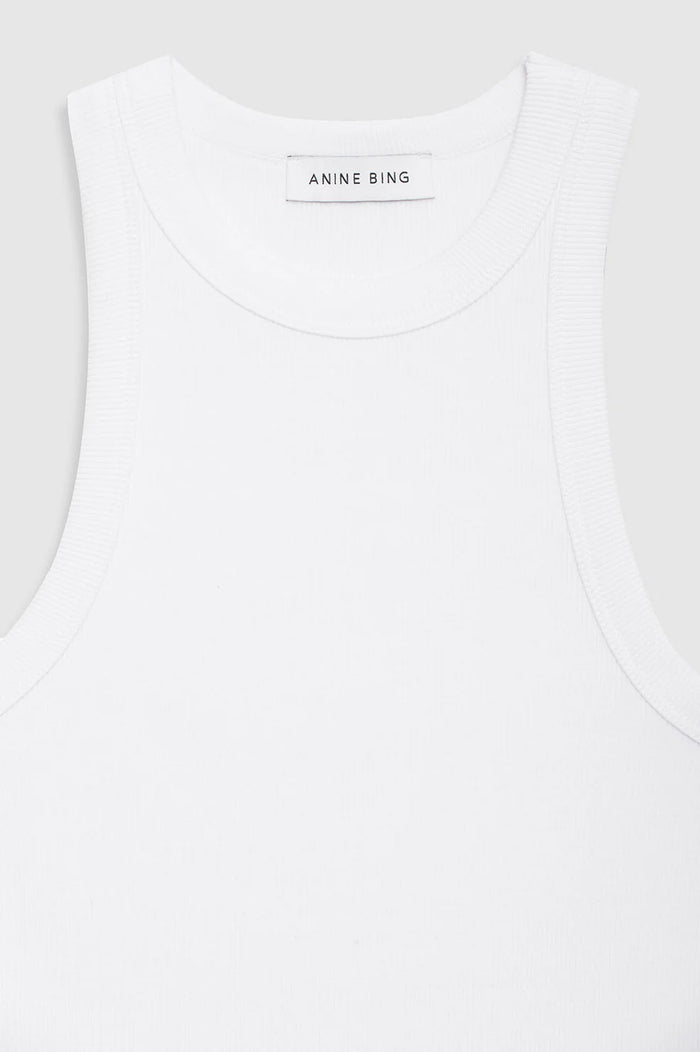 ANINE BING Eva Tank - White