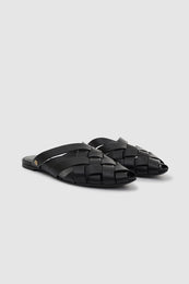 ANINE BING Eve Flats - Black