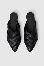 ANINE BING Eve Flats - Black