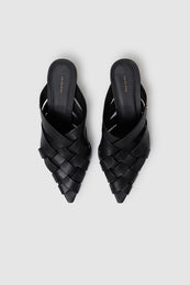 ANINE BING Eve Mules - Black