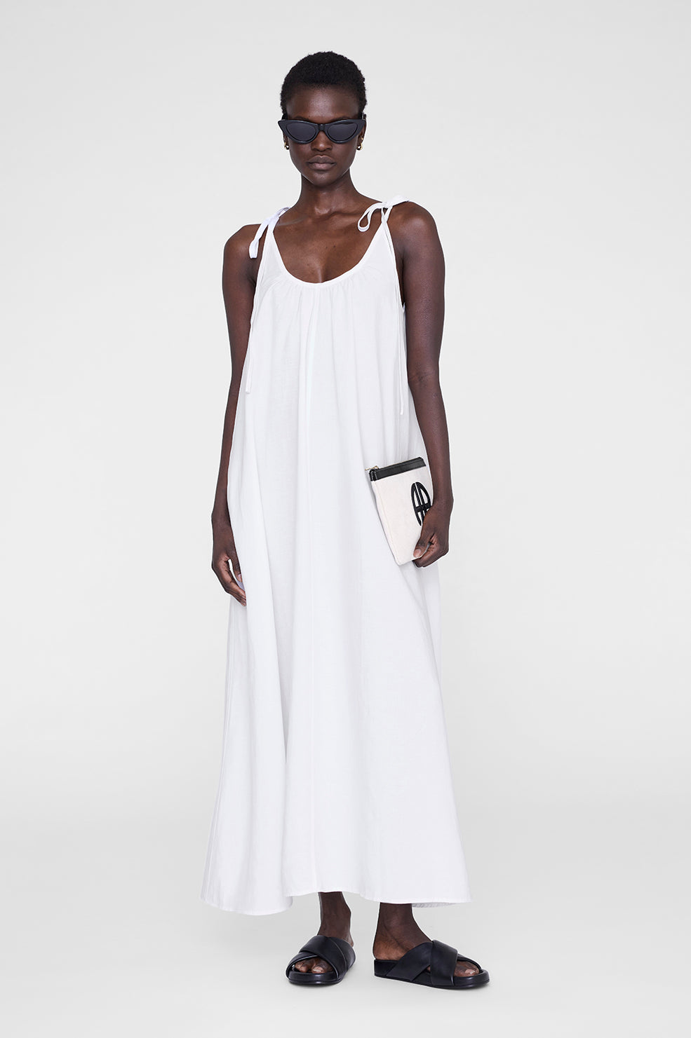 Flora Dress - White View 1