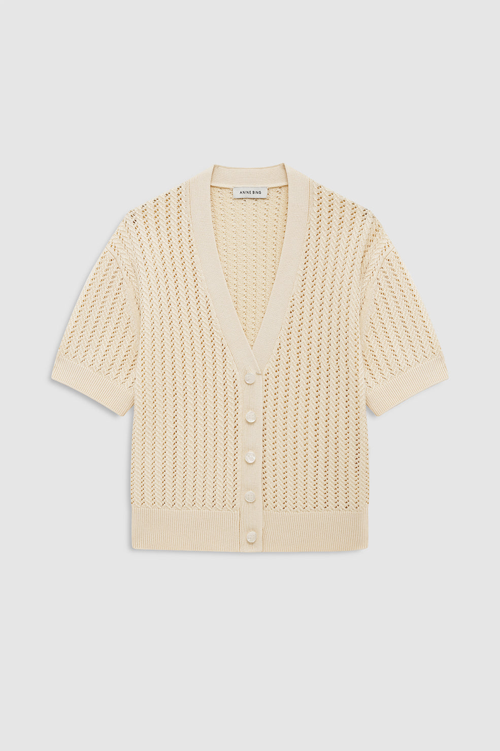 Flynne Cardigan - Cream View 3