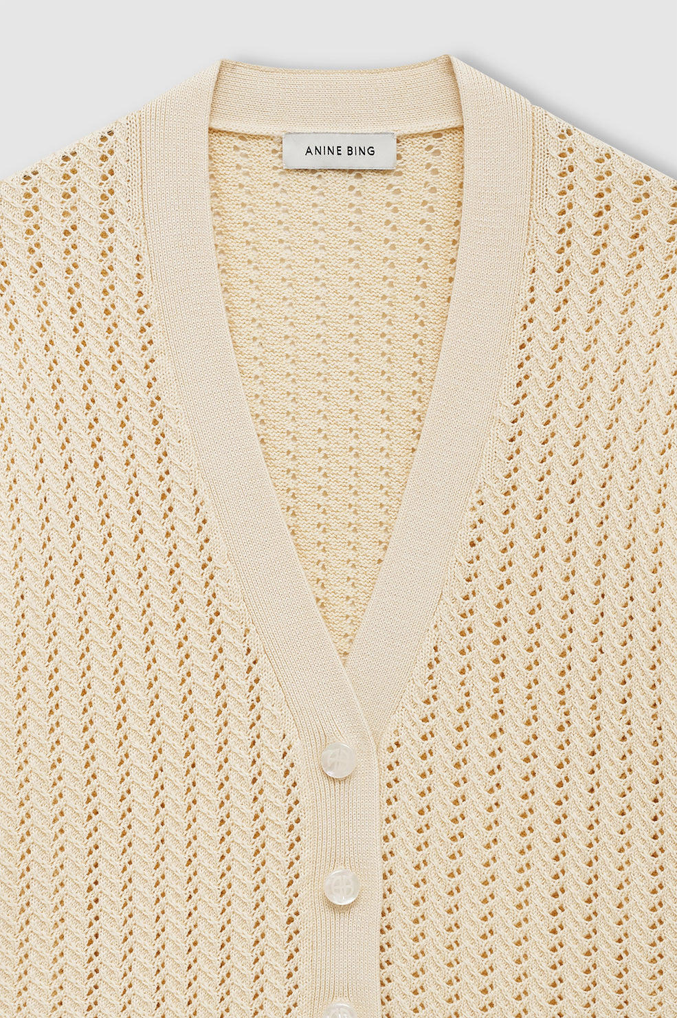Flynne Cardigan - Cream View 4
