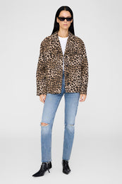 ANINE BING Flynn Jacket - Leo - On Model Front Second Image