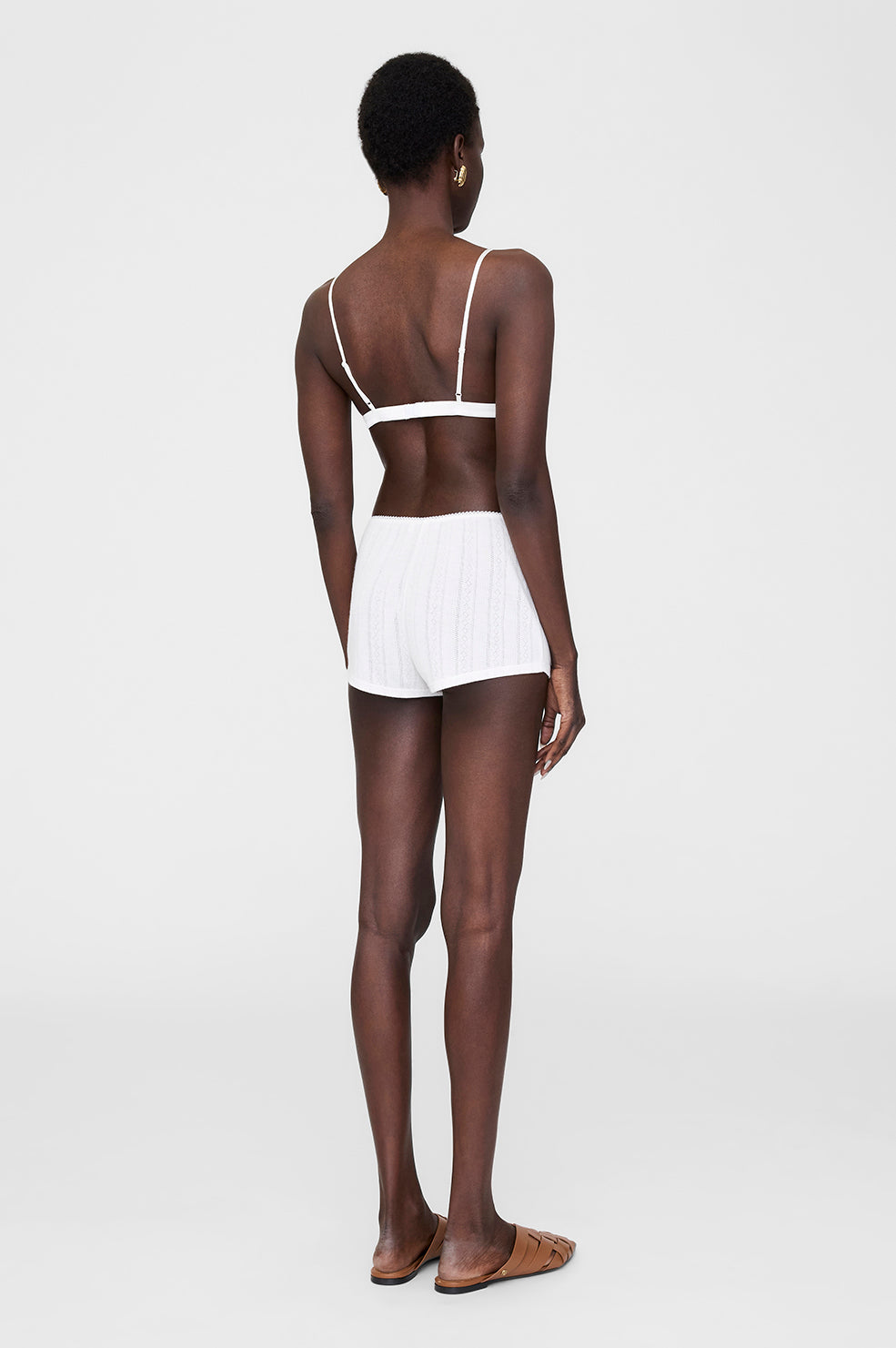 Fran Boyshort - Off White View 3