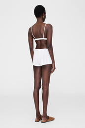 ANINE BING Fran Boyshort - Off White - On Model Back 